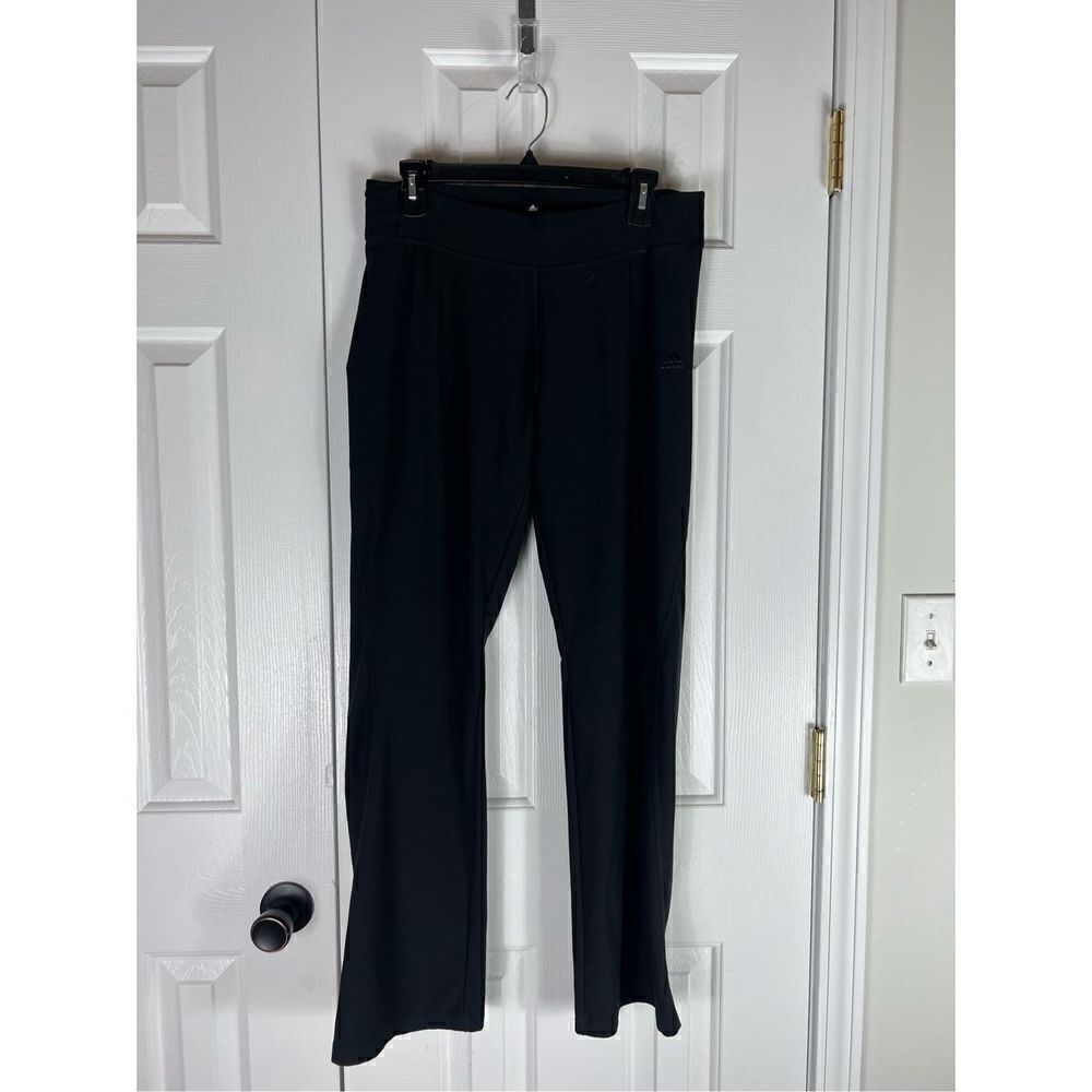 Adidas Womens Black Pants Size Large - Picture 1 of 4